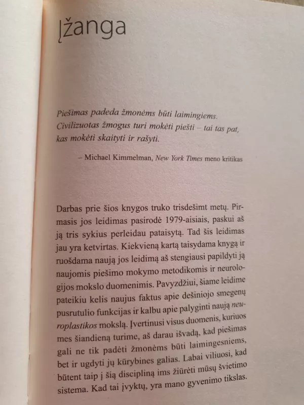 Pažadink savyje dailininką - Betty Edwards, knyga 6