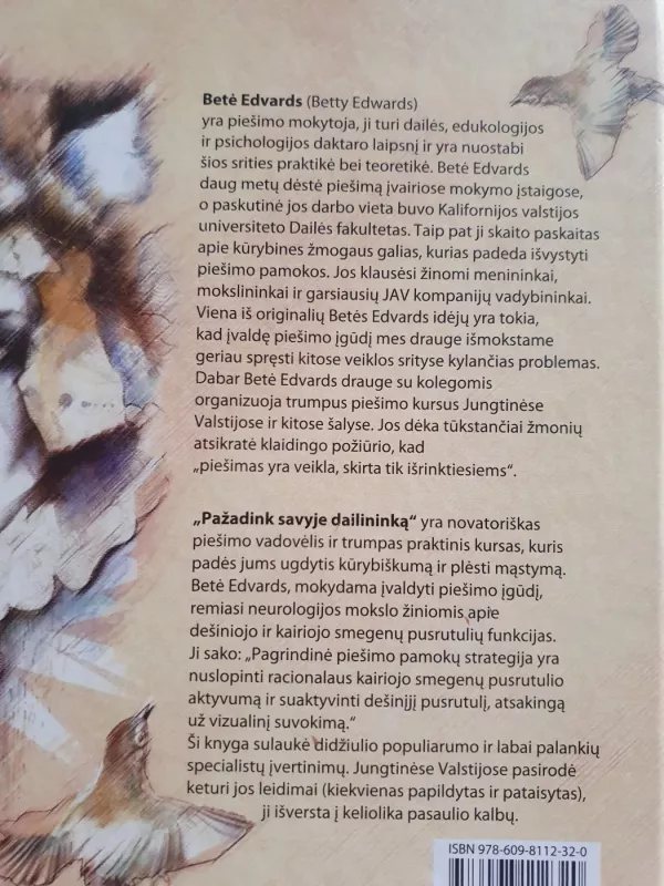 Pažadink savyje dailininką - Betty Edwards, knyga 3