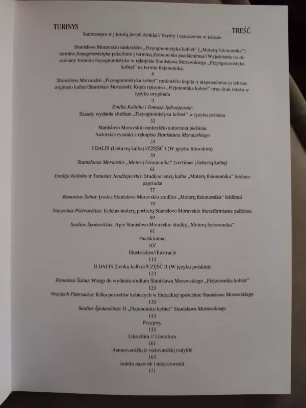 Moterų fizionomika. Fizyognomistyka kobiet - Stanislovas Moravskis, knyga 5