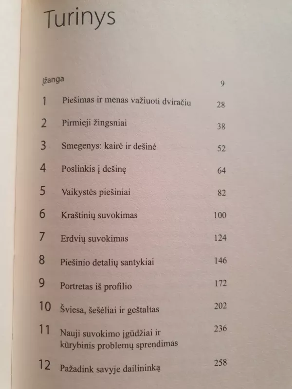 Pažadink savyje dailininką - Betty Edwards, knyga 5