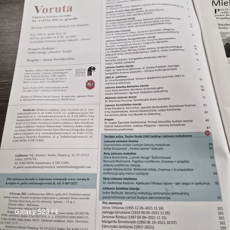 VORUTA 2021 Nr. 4 - Autorių Kolektyvas, knyga 3