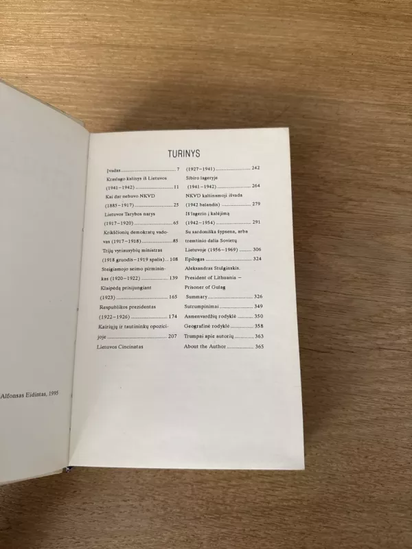 Aleksandras Stulginskis. Lietuvos prezidentas – Gulago kalinys - Alfonsas Eidintas, knyga 3