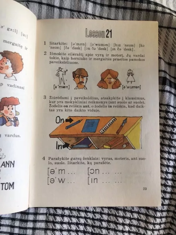 Anglų kalba 1. Mokomoji knyga English 1 - Laima Kulvietienė, knyga 3