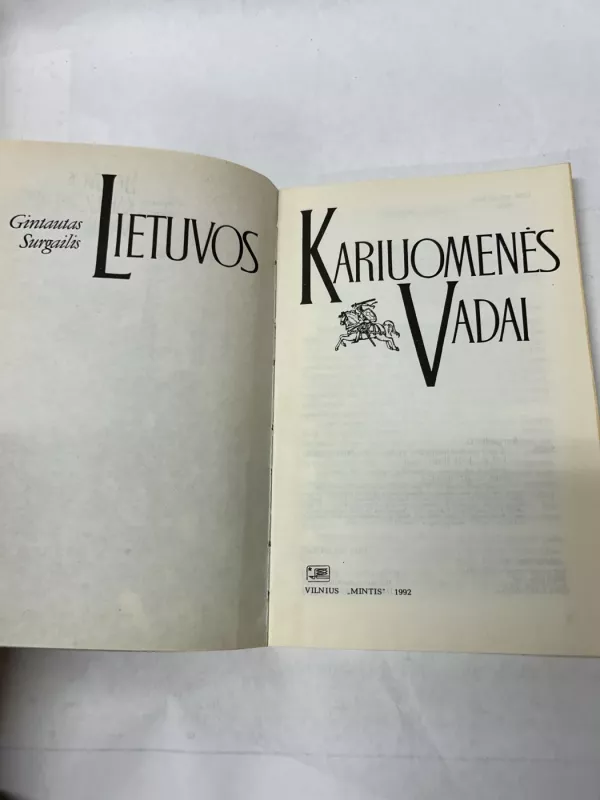 Lietuvos kariuomenės vadai - Gintautas Surgailis, knyga 3