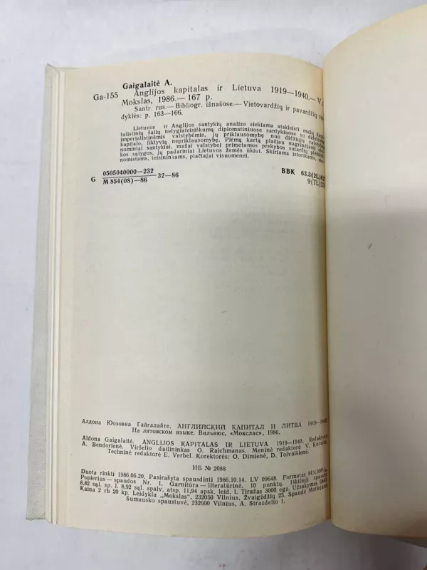 Anglijos kapitalas ir Lietuva 1919-1940 - Autorių Kolektyvas, knyga 4