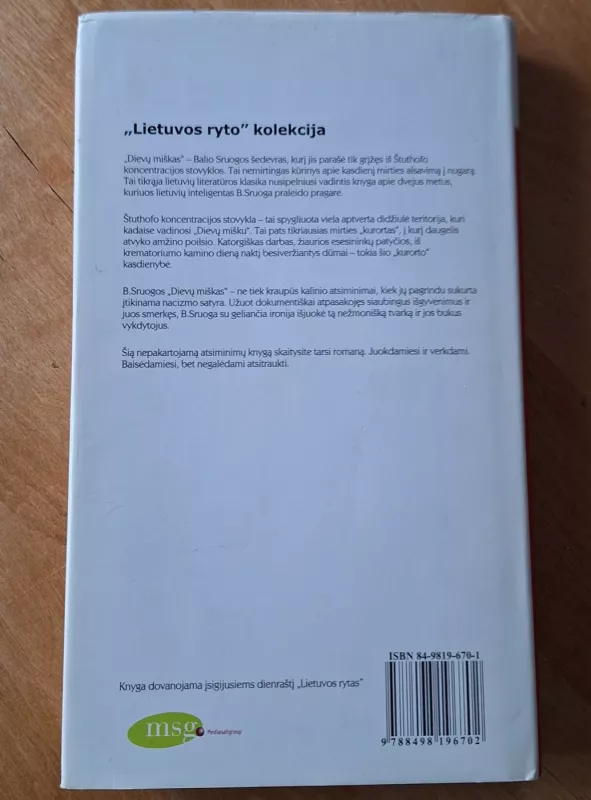 Dievų miškas. „Lietuvos ryto“ kolekcija. Nr. 1 - Balys Sruoga, knyga 4
