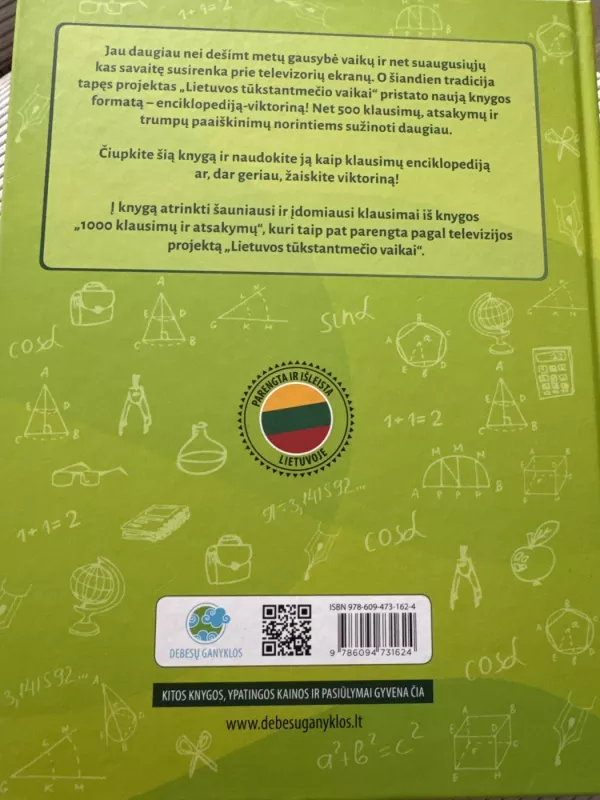 Lietuvos tūkstantmečio vaikai. 500 įdomiausių klausimų. - Autorių Kolektyvas, knyga 2