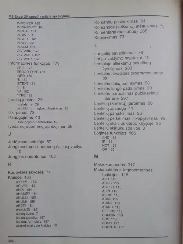 Microsoft Excel XP - Birutė Leonavičienė, knyga 6