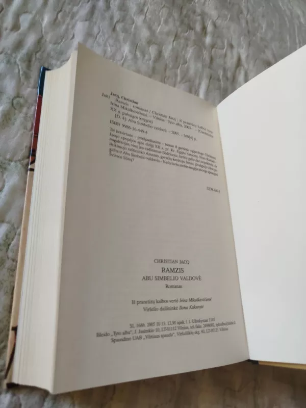 Ramzis. Abu Simbelio valdovė - Christian Jacq, knyga 5