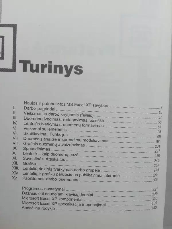 Microsoft Excel XP - Birutė Leonavičienė, knyga 3