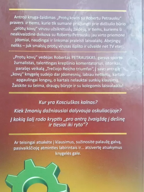 Protų kovos su Robertu Petrausku (2 knyga) - Robertas Petrauskas, knyga 3