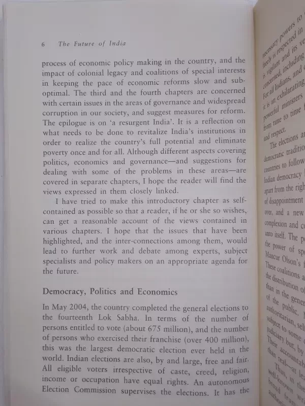 The Future of India Politics, Economics and Governance - Bimal Jalan, knyga 6