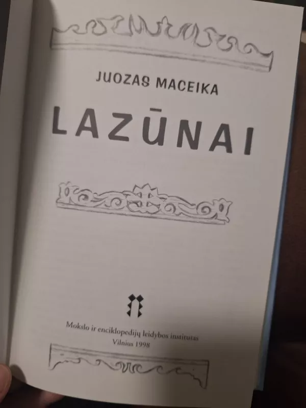Lazūnai - Juozas Maceika, knyga 3