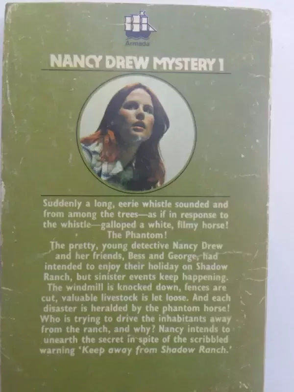 The secret of shadow ranch - Carolyn Keene, knyga 3