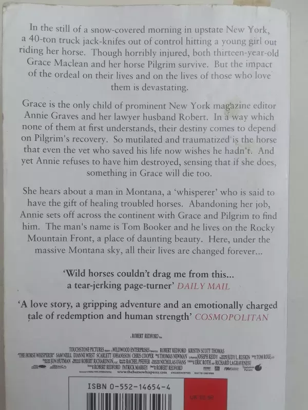 The Horse Whisperer - Nicholas Evans, knyga 3