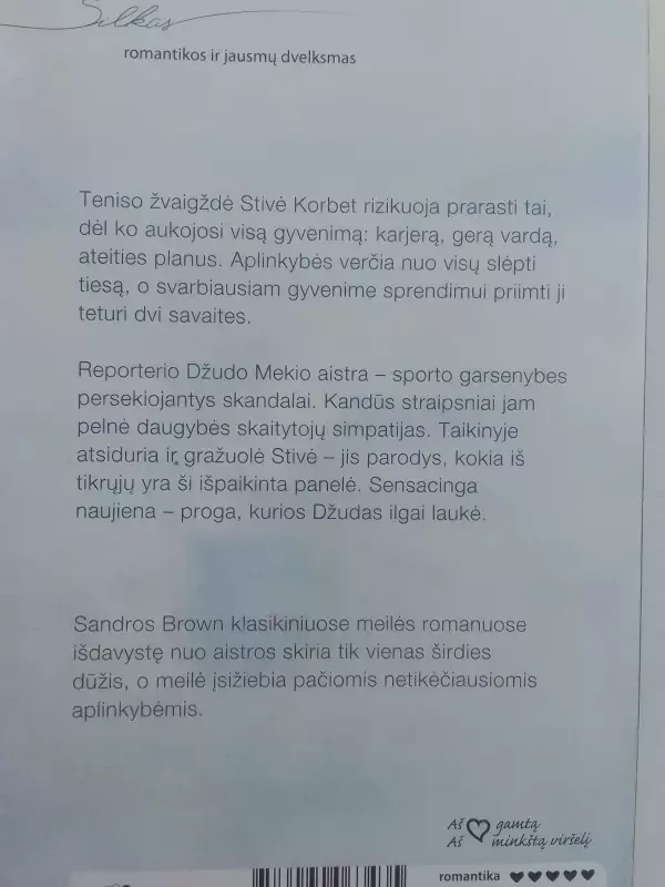 Pergalės svaigulys - Sandra Braun, knyga 3