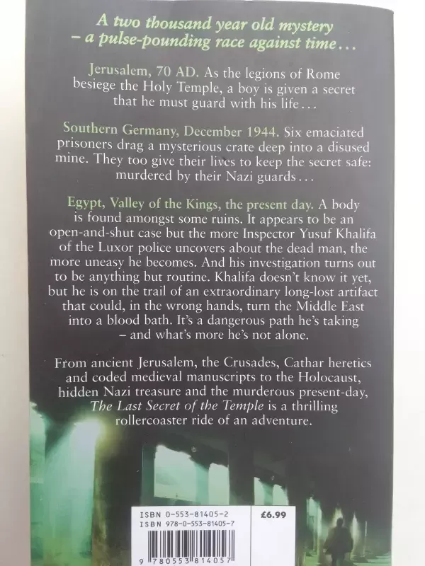 The Last Secret of the Temple - Paul Sussman, knyga 3