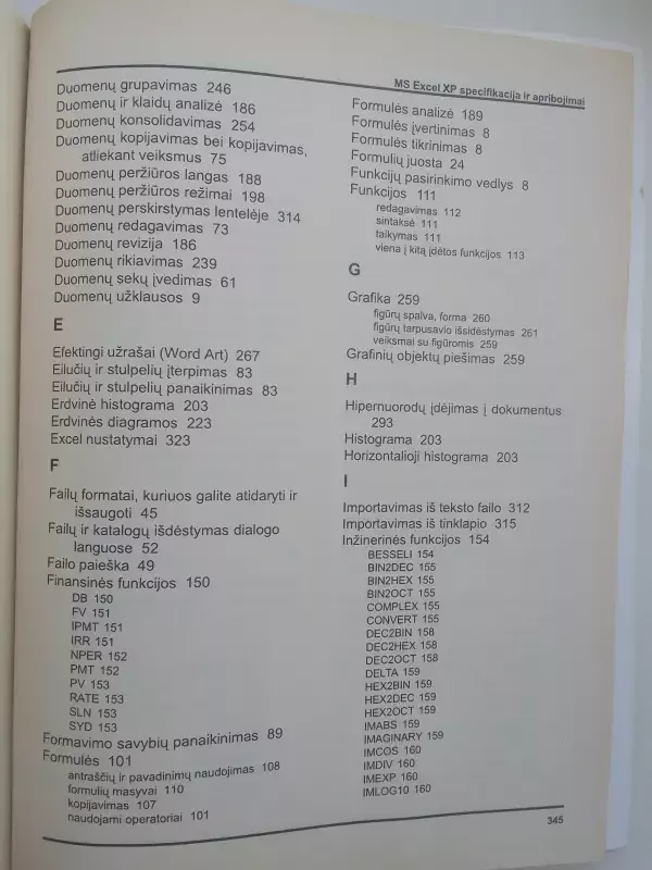 Microsoft Excel XP - Birutė Leonavičienė, knyga 5