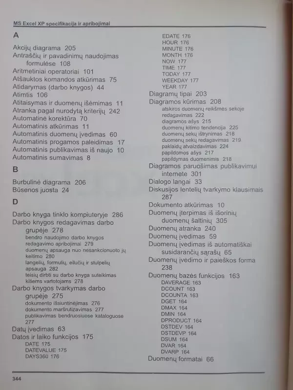 Microsoft Excel XP - Birutė Leonavičienė, knyga 4