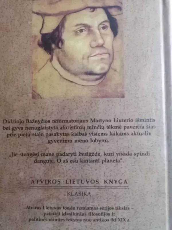 Užstalės pokalbiai - Martynas Liuteris, knyga 5