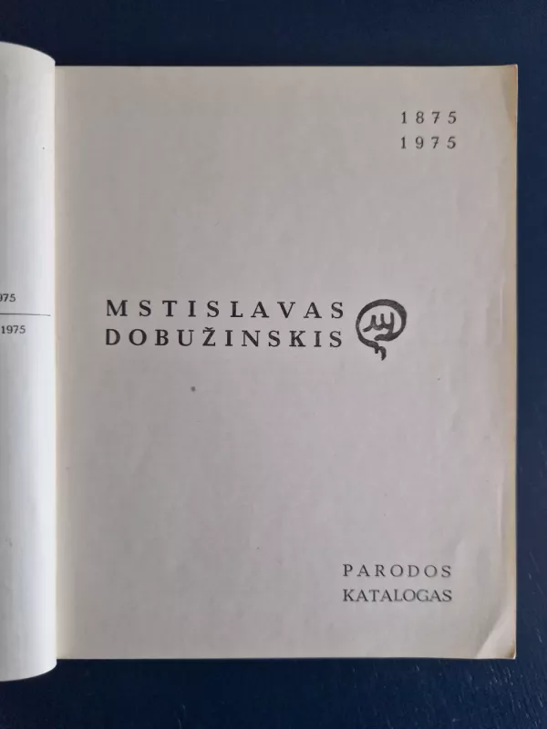 Mstislavas Dobužinskis Parodos katalogas 1975 - G. Aleksienė, knyga 3