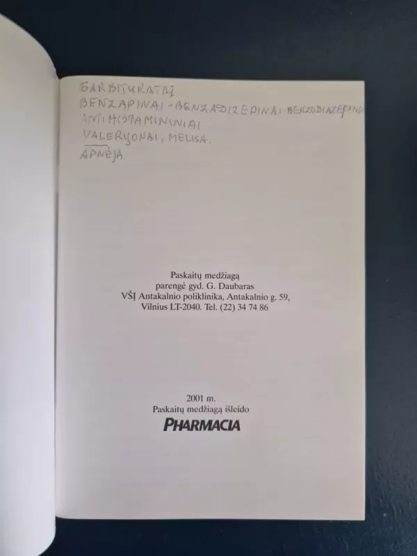 Depresija, nerimas ir somatoforminiai sutrikimai - Gintautas Daubaras, knyga 3