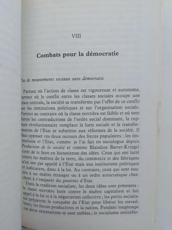 L\'après socialisme - Alain Touraine, knyga 6