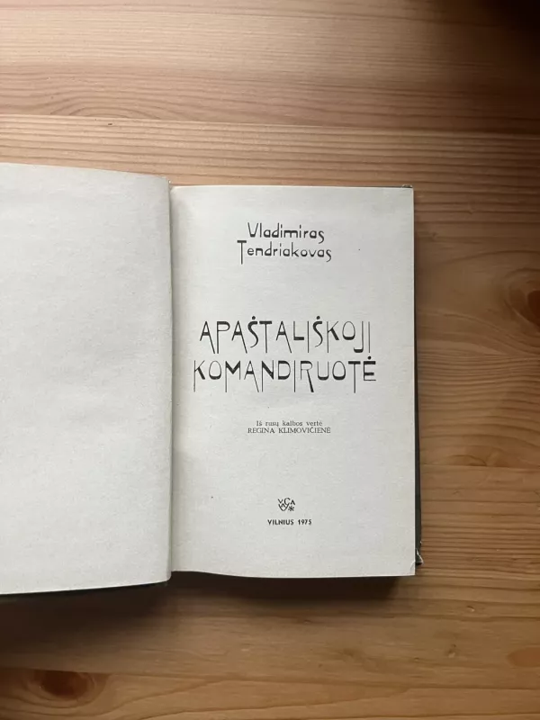 Apaštališkoji komandiruotė - Vladimiras Tendriakovas, knyga 3