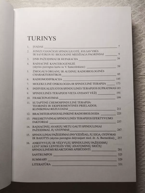 Įvadas į radiobiologiją - V. Atkočius, K. P. Valuckas, knyga 3