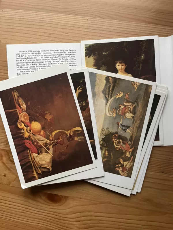 Vakarų Europos tapyba. Atvirukai - Autorių Kolektyvas, knyga 4