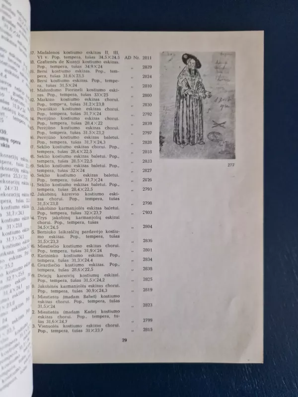 Mstislavas Dobužinskis Parodos katalogas 1975 - G. Aleksienė, knyga 6