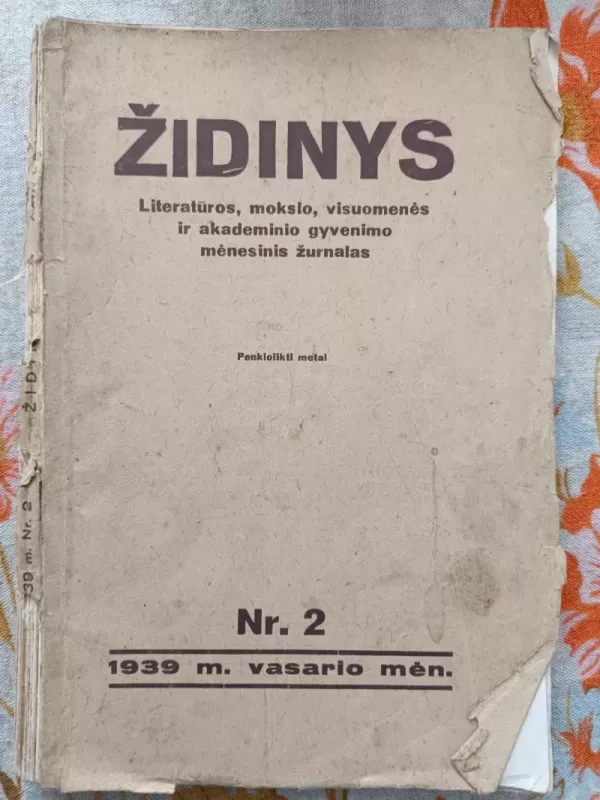 ŽIDINYS 1939 Nr. 2 - Autorių kolektyvas (įvairūs), knyga 2