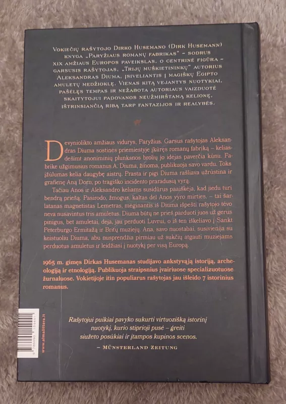 Paryžiaus romanų fabrikas - Dirk Husemann, knyga 3
