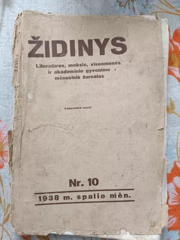 Židinys 1938 Nr, 10 - Rinktinis kolektyvas, knyga 2