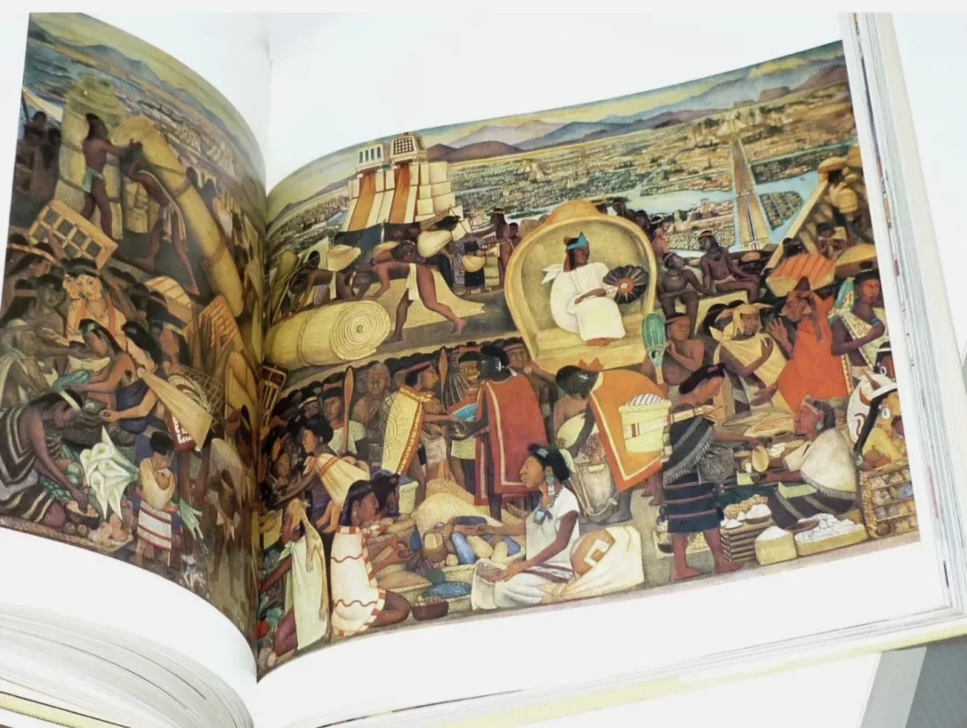 Der Mensch in Flammen Wandmalerei in Mexiko - Antonio Rodriguez, knyga 6