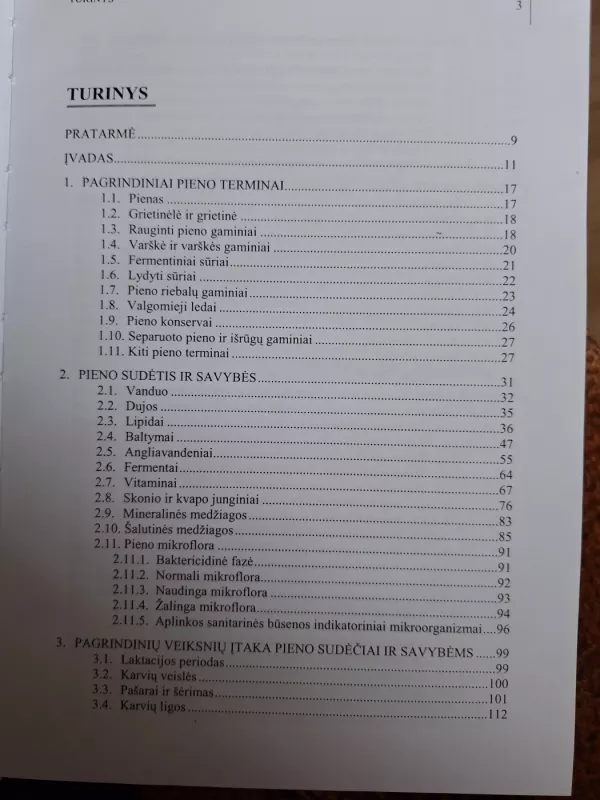 Pieno gaminių technologija - A. Gudonis, knyga 3