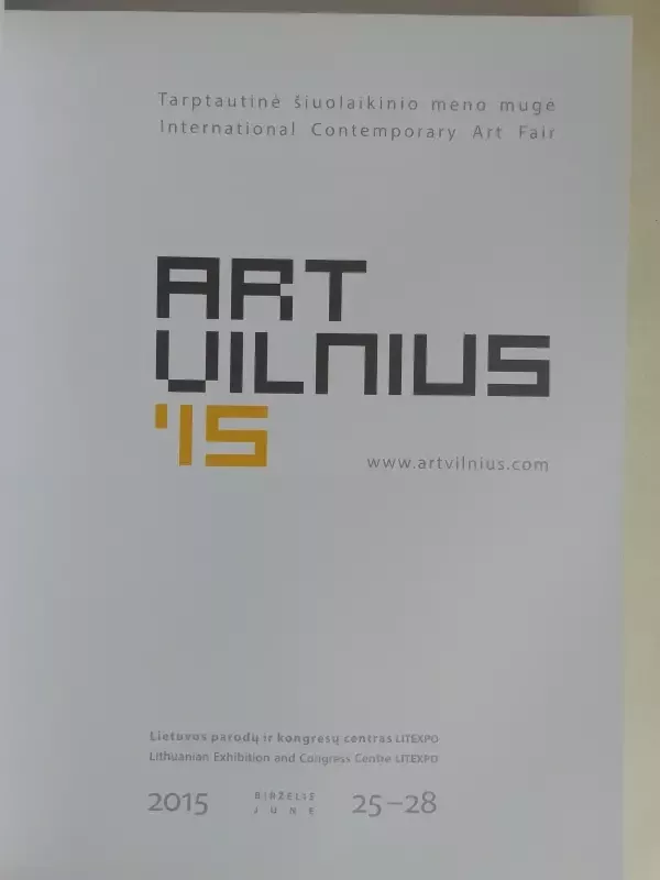 Art Vilnius 2015 - Autorių Kolektyvas, knyga 3