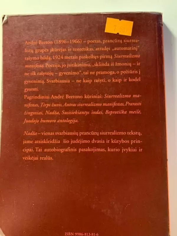 Nadža - Andre Breton, knyga 3