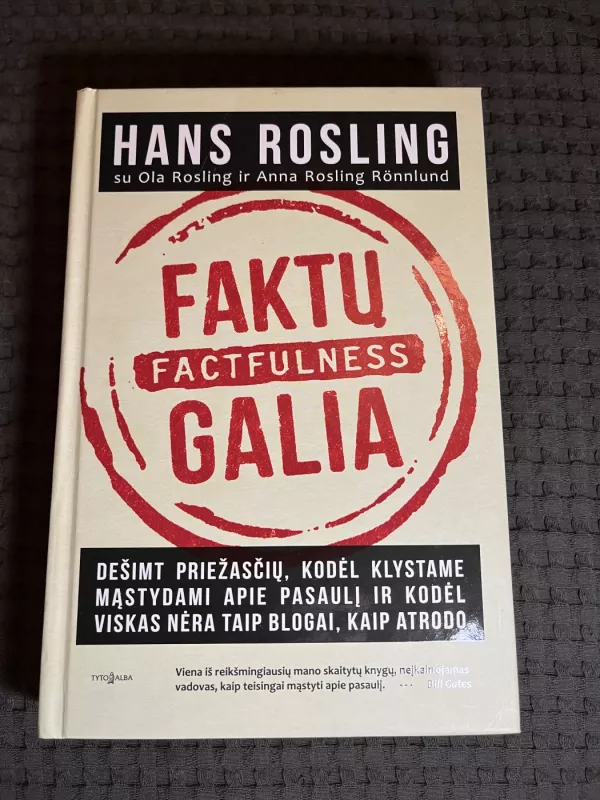 Faktų galia - Hans Rosling, knyga 2