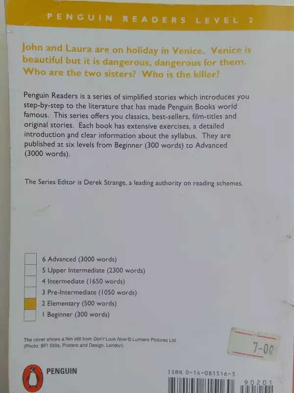 Don't Look Now - Daphne du Maurier, knyga 6