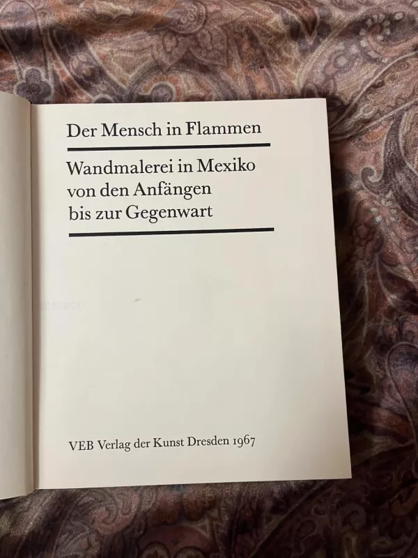 Der Mensch in Flammen Wandmalerei in Mexiko - Antonio Rodriguez, knyga 5