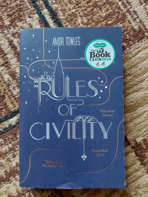 Rules of civility - Amor Towels, knyga 2