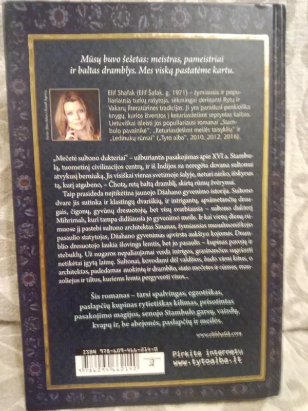 Mečetė sultono dukteriai - Elif Shafak, knyga 5