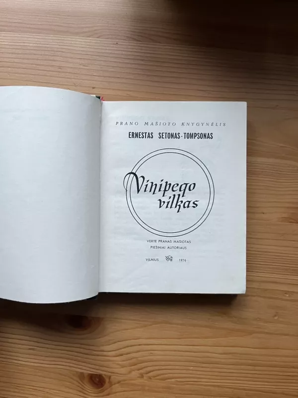 Vinipego vilkas - Ernestas Setonas-Tompsonas, knyga 3