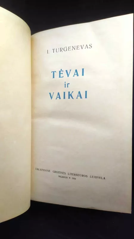 Tėvai ir vaikai - I. Turgenevas, knyga 3