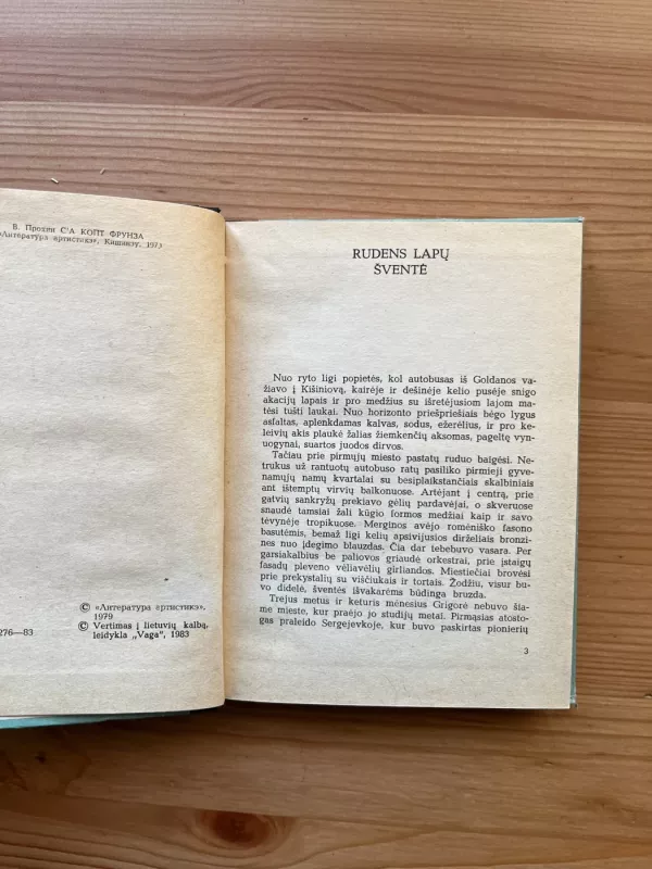 Rudens lapų šventė - V. Prochinas, knyga 3