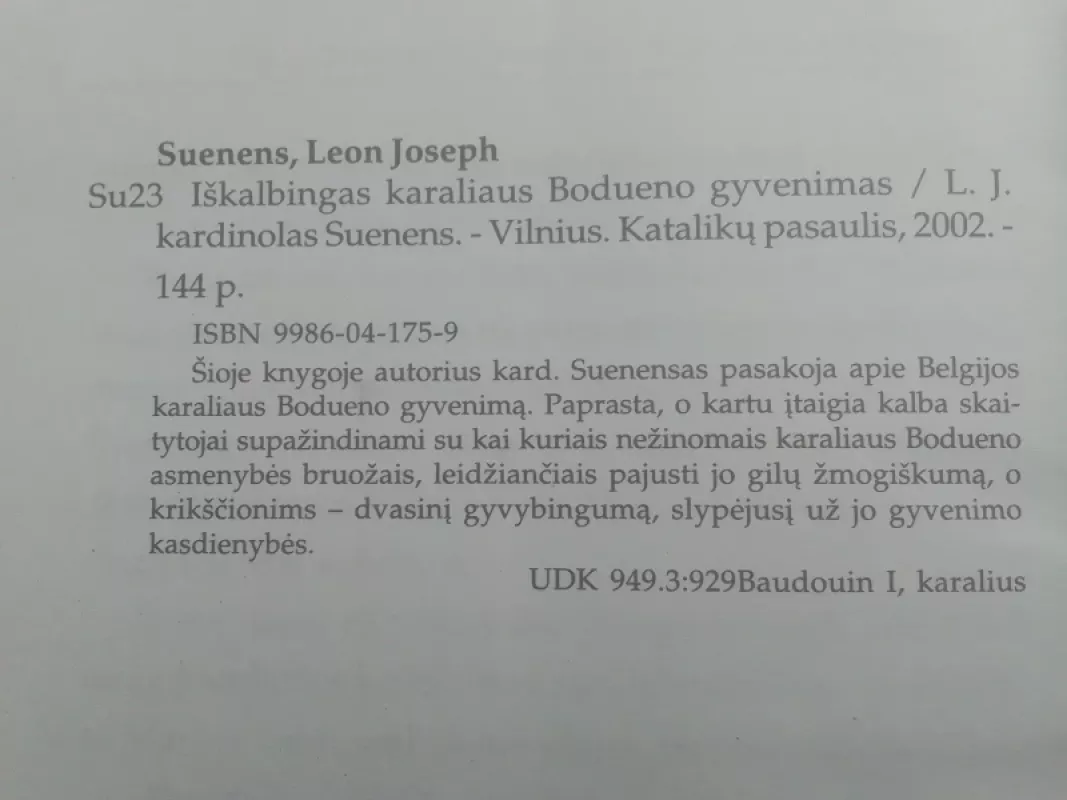 Iškalbingas karaliaus Bodueno gyvenimas - Autorių Kolektyvas, knyga 5