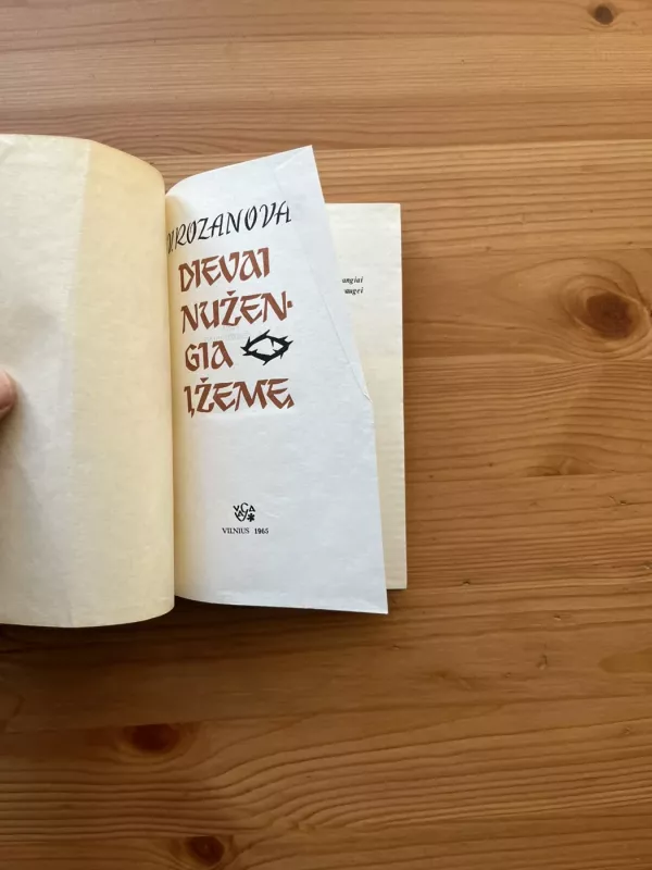 Dievai nužengia į žemę - V. Rozanovas, knyga 3