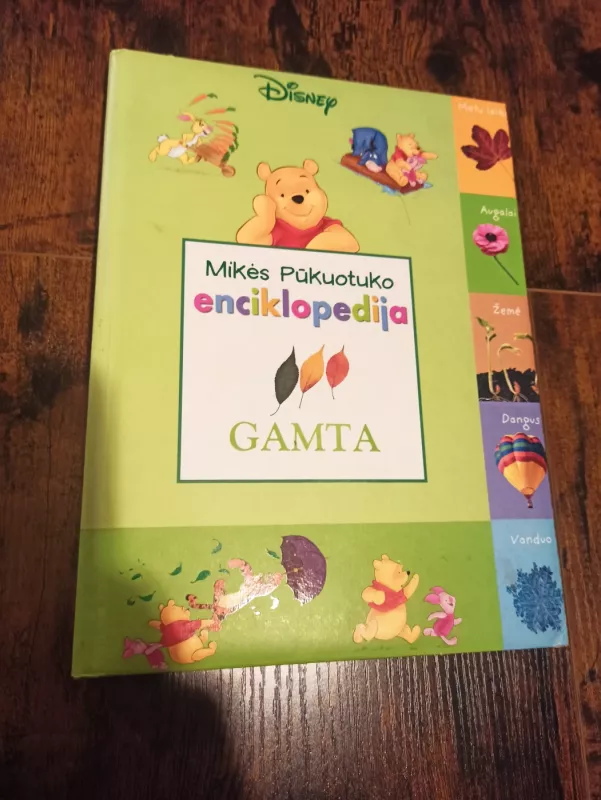 Mikės Pūkuotuko enciklopedija GAMTA - Walt Disney, knyga 3