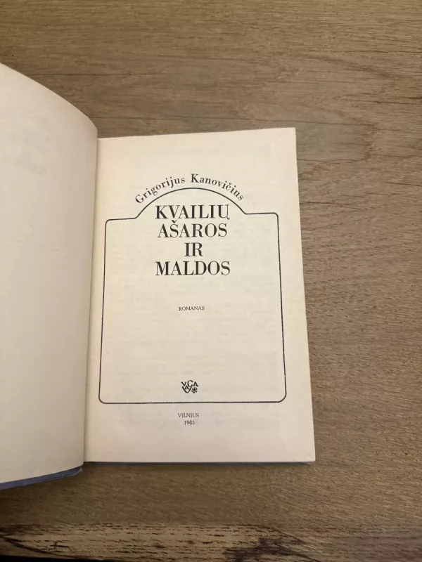 Kvailių ašaros ir maldos - Grigorijus Kanovičius, knyga 3